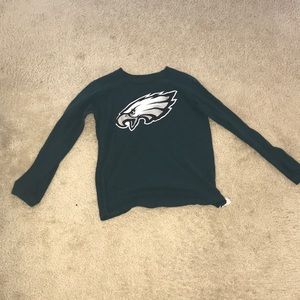 Clips size 8 Philadelphia eagles long sleeve shirt